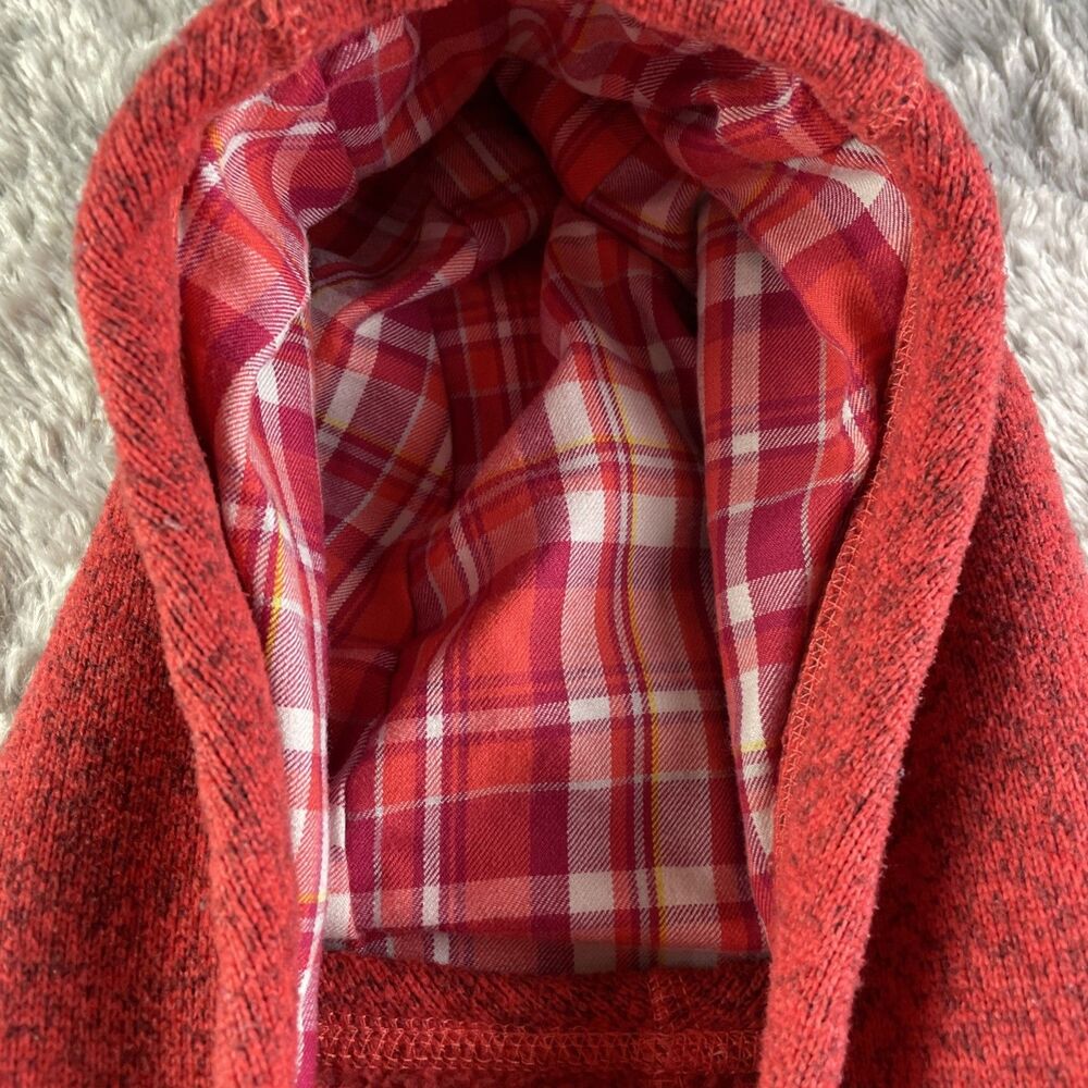 The North Face Jacket Womens Small Red Hoodie Pullover Heathered Hiking Outdoors - Picture 4 of 9
